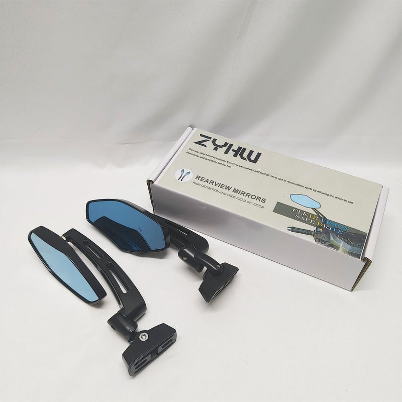 ZYHW 2pcs Black Rearview Mirrors for Suzuki GSXR 600 750 1000 1300 Hayabusa - Image 5